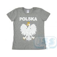 BPOL115w: Polska - koszulka damska